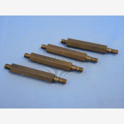 Spacer rod 66 mm, 13 mm hex, threaded